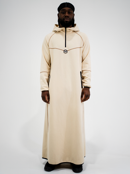 DEEN URBAN™ - JELLABA TECH MARRON