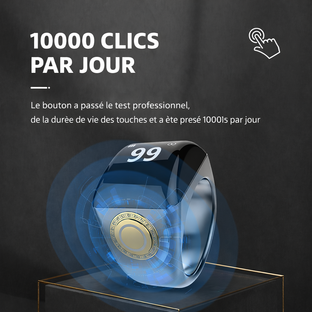 DEEN URBAN™ - Chapelet electronique avec application mobile ( tapis de prière + bouteille eau zamzam offerts)