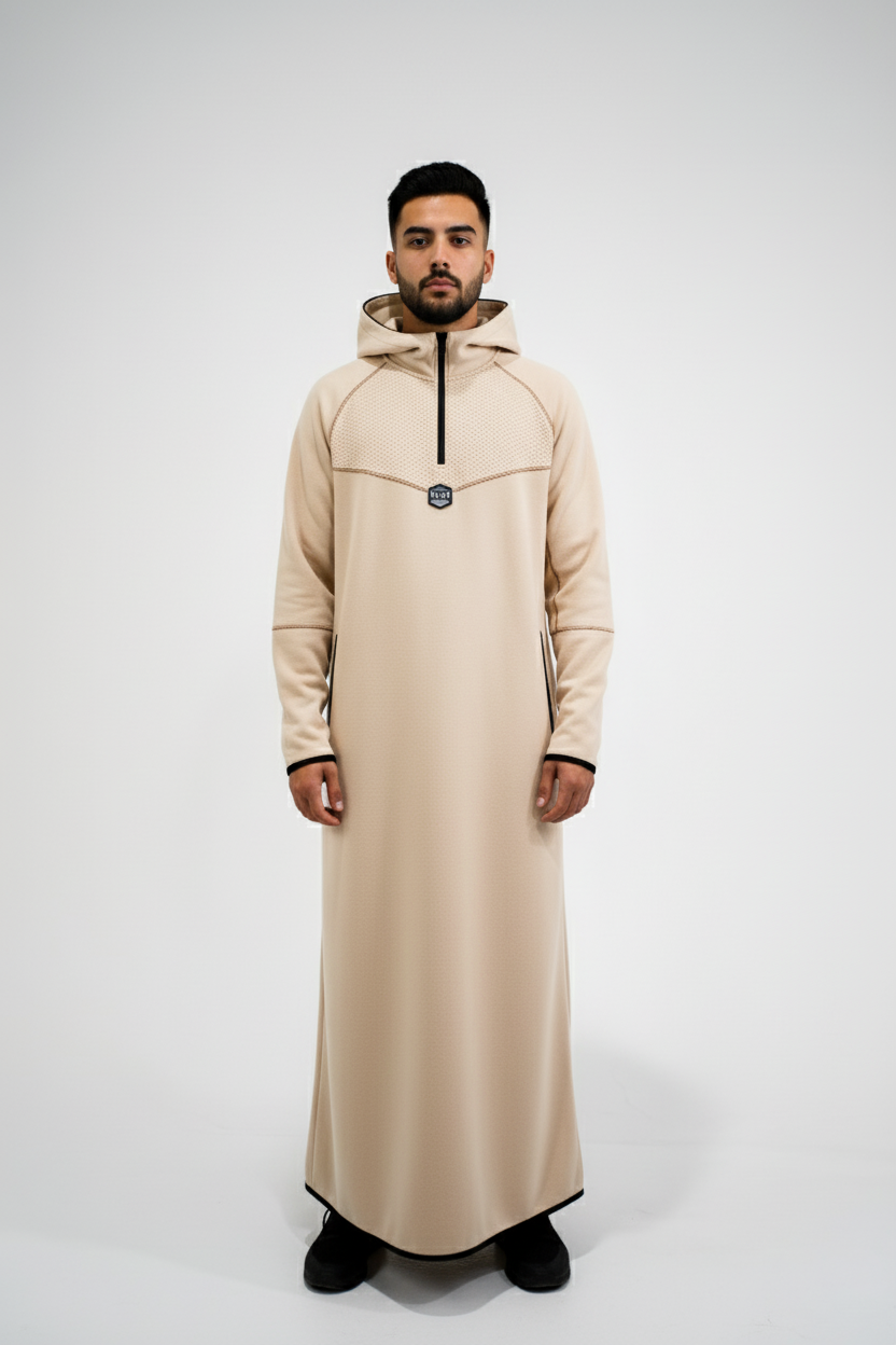 DEEN URBAN™ - JELLABA TECH MARRON