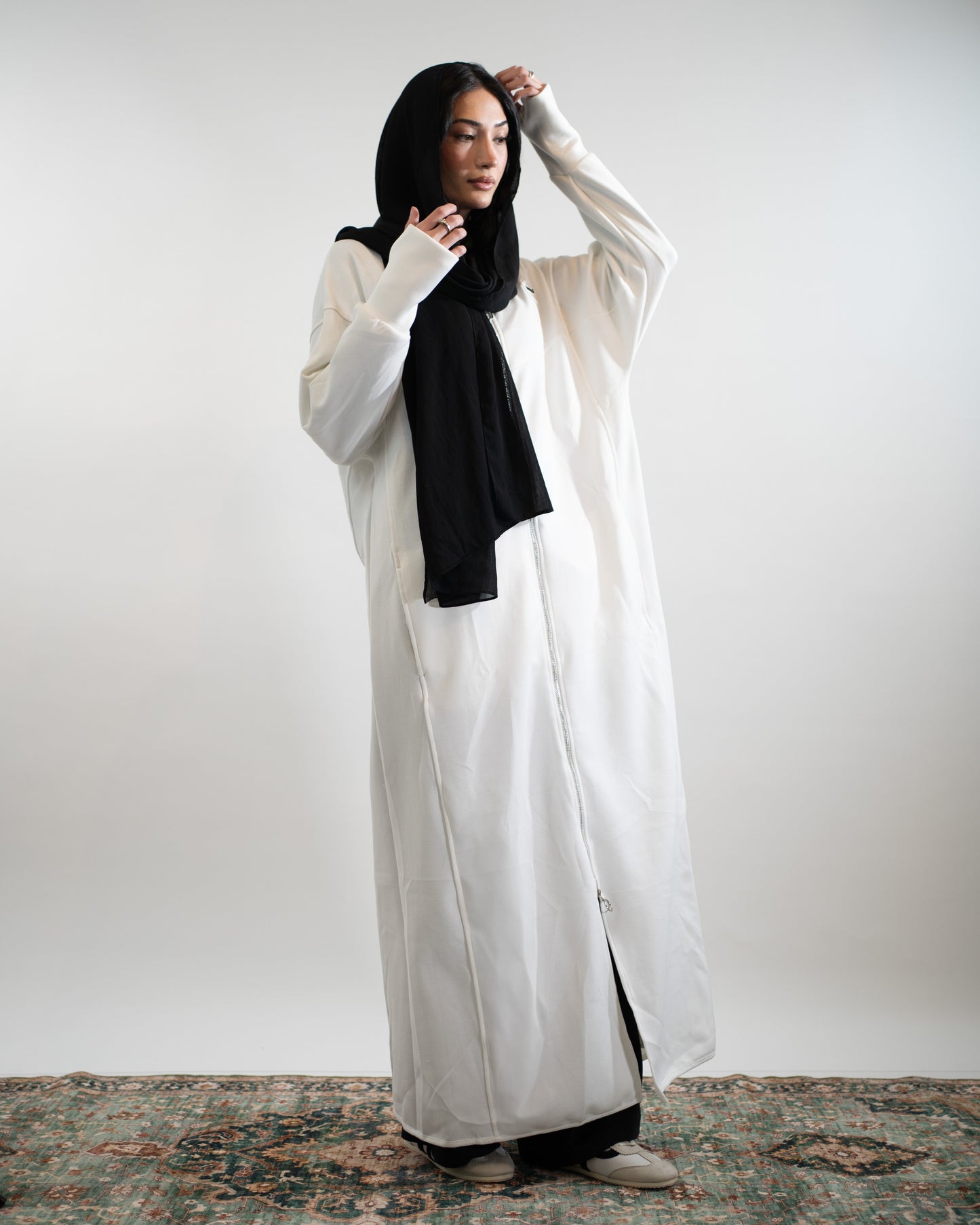 DEEN URBAN™ - ABAYA TECH BLANC
