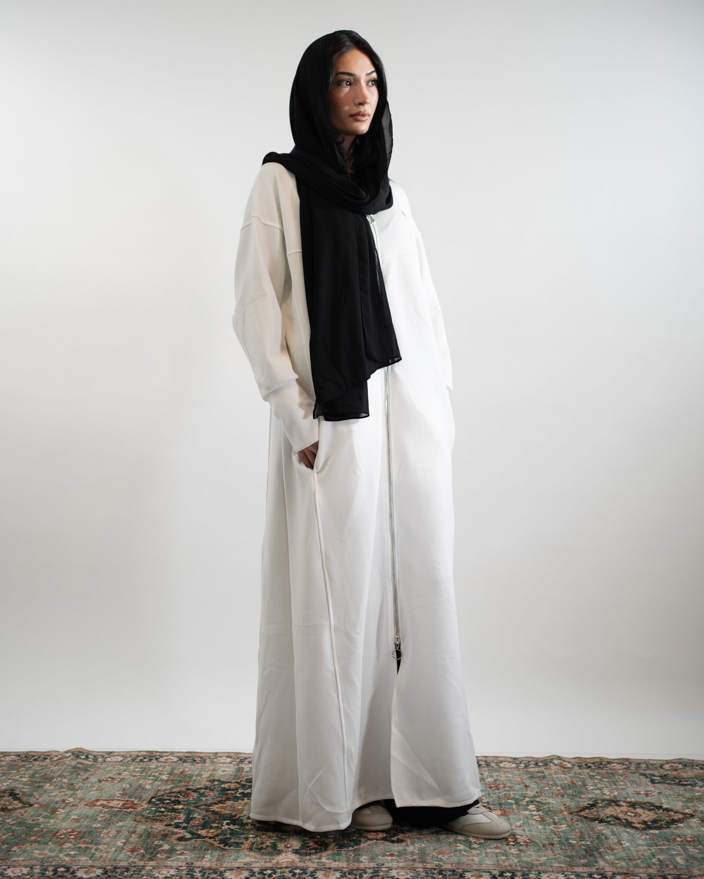 DEEN URBAN™ - ABAYA TECH BLANC