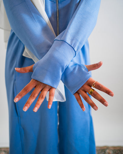 DEEN URBAN™ - ABAYA TECH BLEU