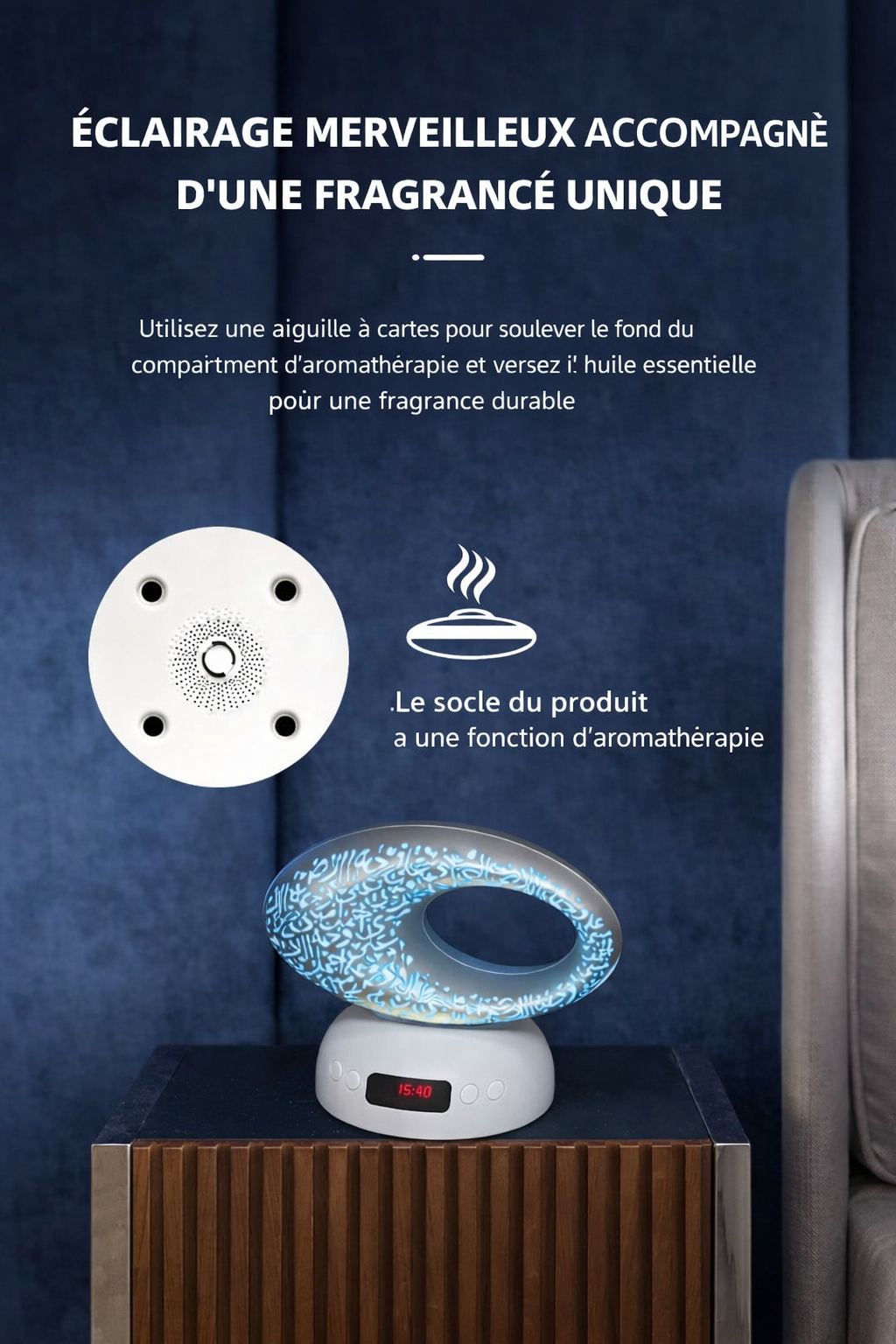 DEEN URBAN™ - Lampe Islamique Coran Décoratif et Connectée