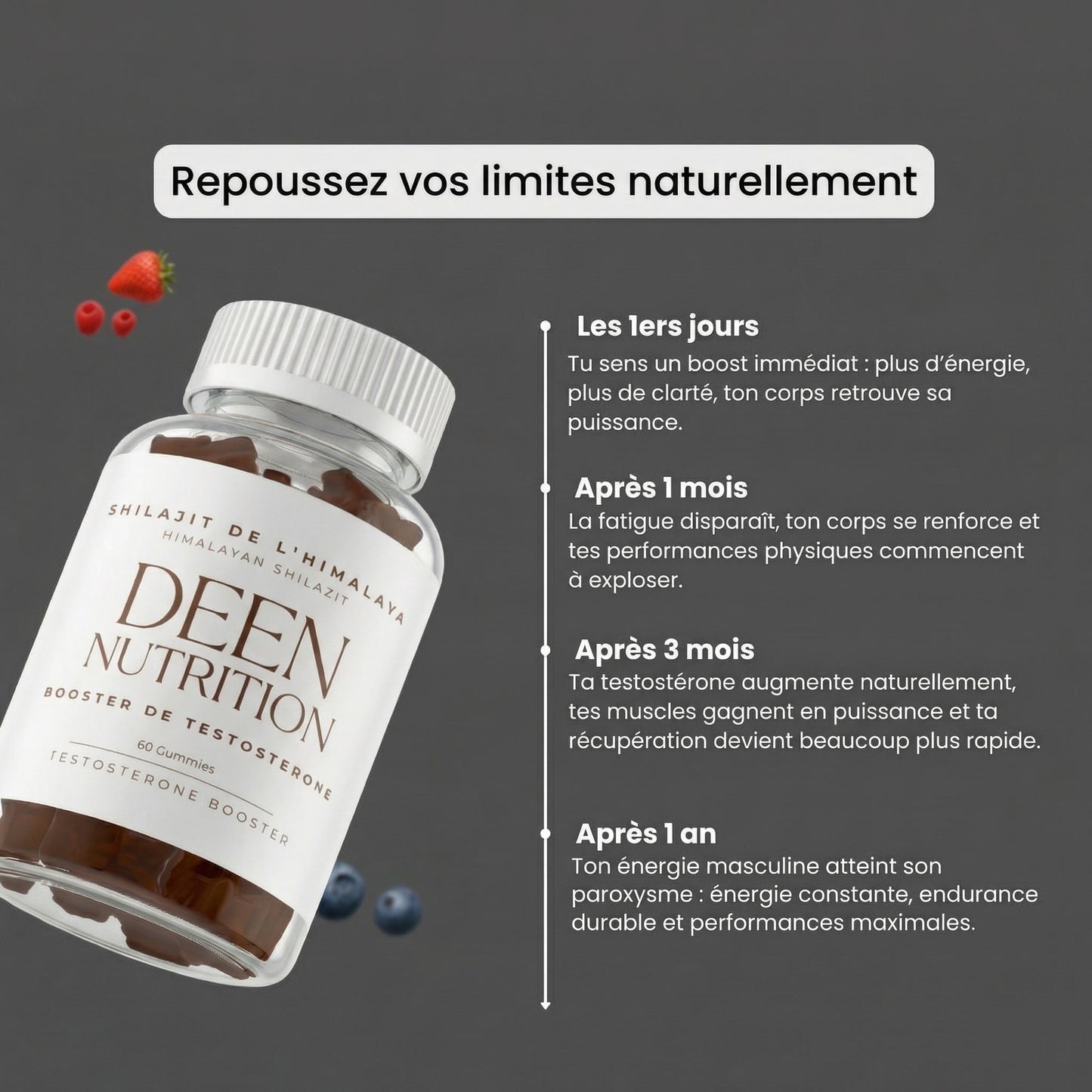 DEEN NUTRITION™ - Shilajit gummies ( Booster naturel )