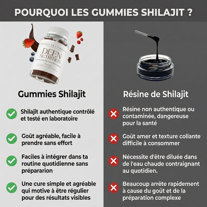DEEN NUTRITION™ - Shilajit gummies ( Booster naturel )