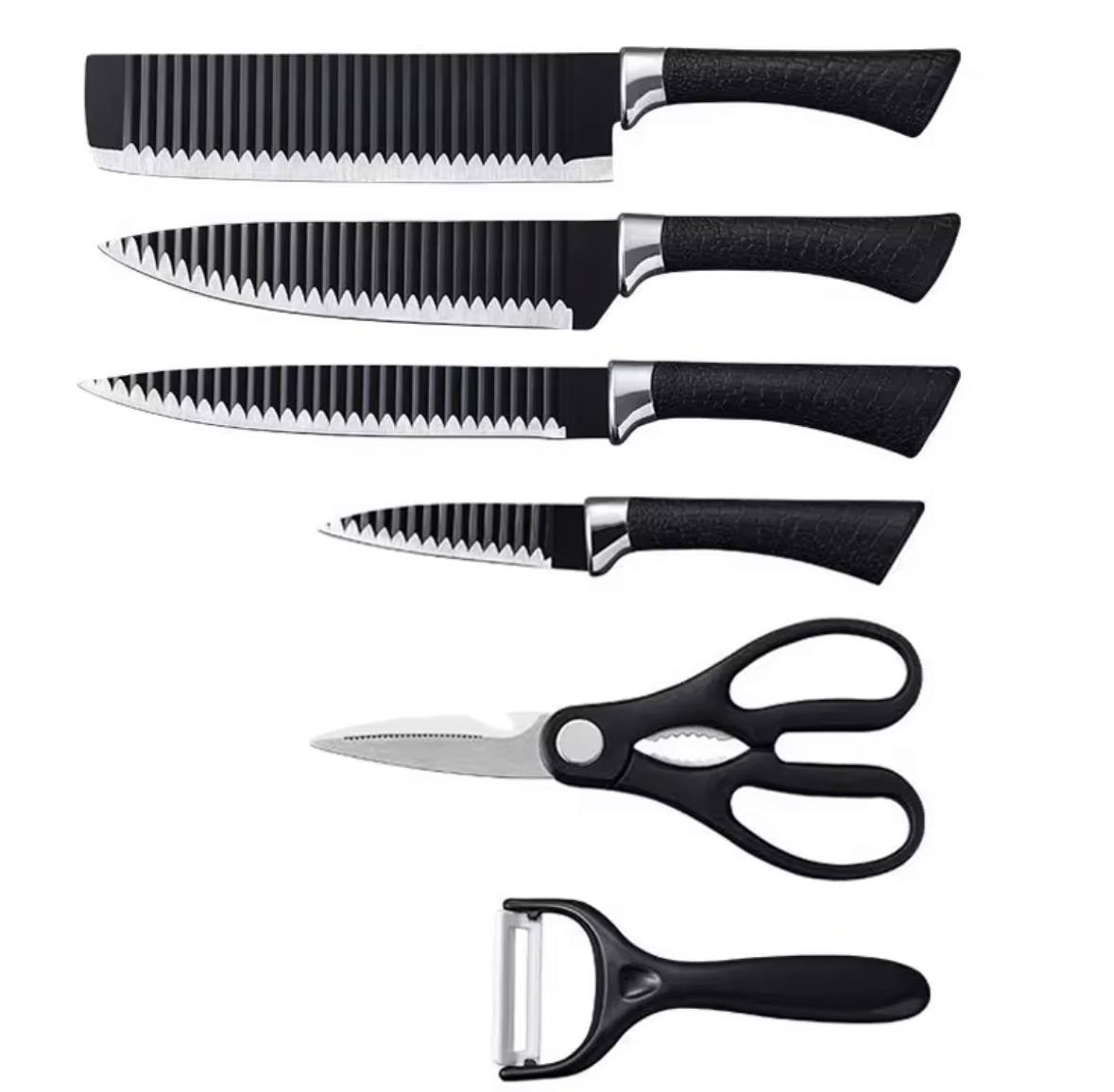 Pack Prestige Tabaski ( 1 aiguiseur acheté = 1 pack couteau 6pcs + 1 paire gants anti coupure)