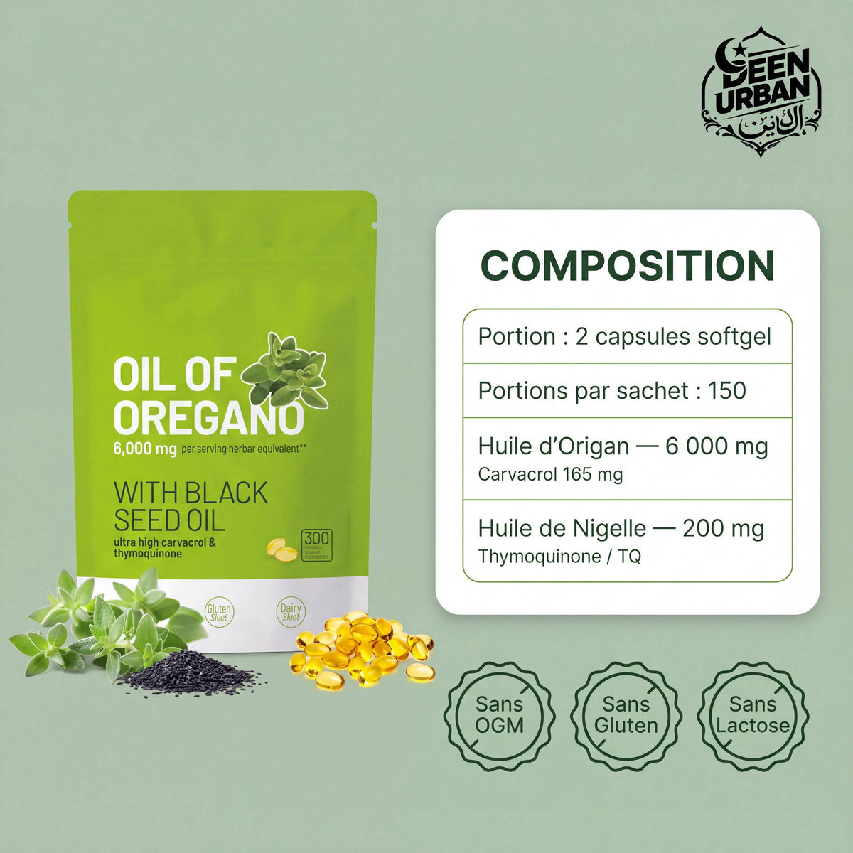 Capsule origan nigelle bien-être